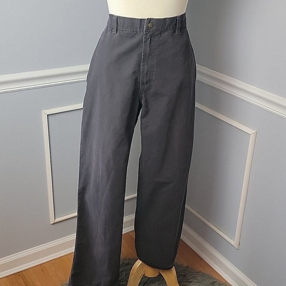 COLUMBIA Men's Gray Brown Flat Front Chino Cargo Activewear Business Casual Pant